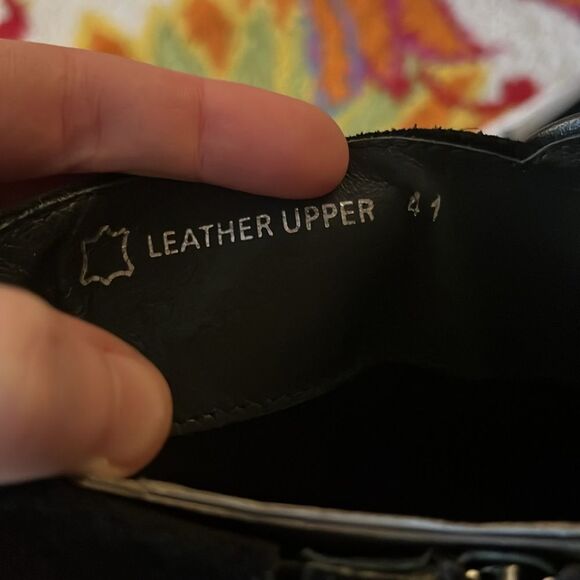 ERIC MICHAEL KNEE HIGH LEATHER SUEDE BOOTS SIZE 10 - Picture 2 of 7